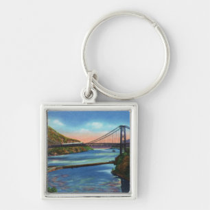 Bear Mountain Hudson River Bridge Key Ring