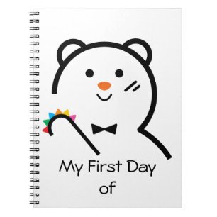 Bear My First Day Notebook