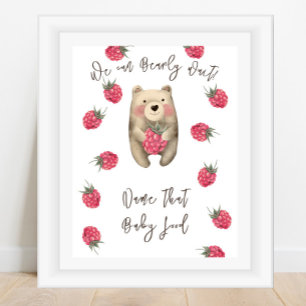 Bear - Name that baby food Poster