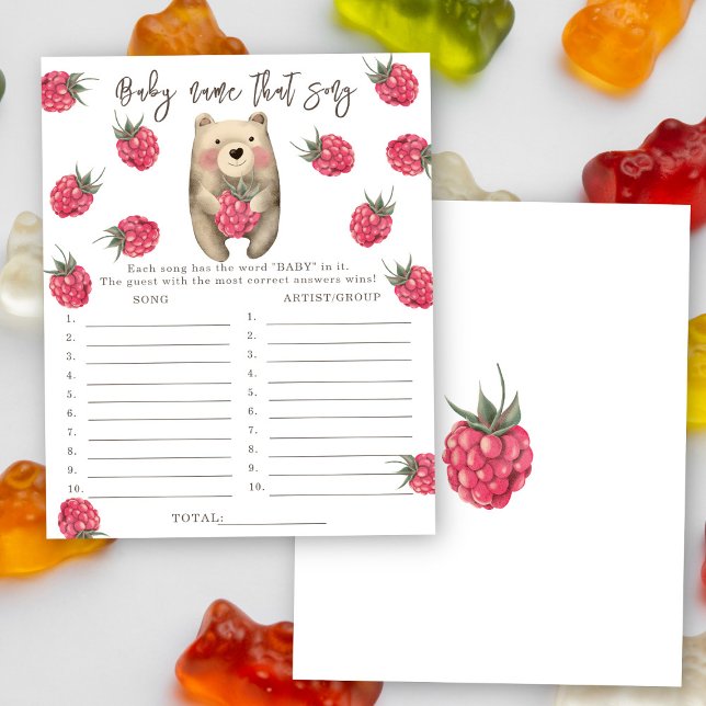 Bear - Name that song baby shower game (Creator Uploaded)
