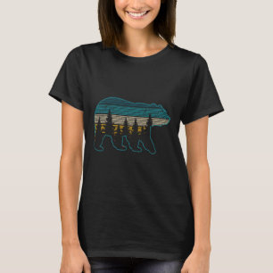 Bear Nature Grizzly Brown Black Bear Hiking Huntin T-Shirt