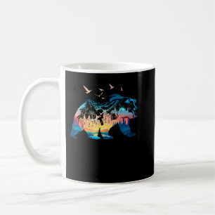 Bear Nature Outdoor Mountains Forest Trees Bear Wi Coffee Mug