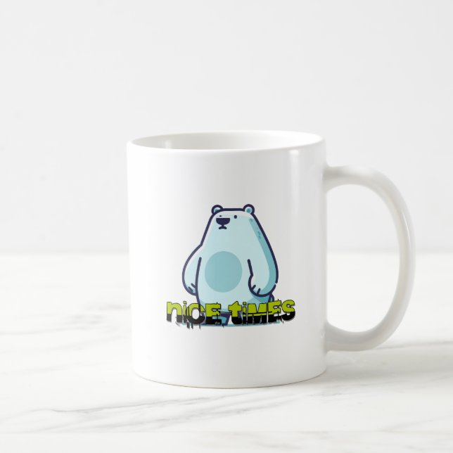 bear : nice times coffee mug (Right)