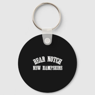 Bear notch bartlett new hampshire ski skier skiing key ring