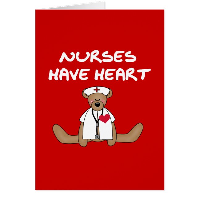 Bear Nurses Have Heart T-shirts and Gifts (Front)