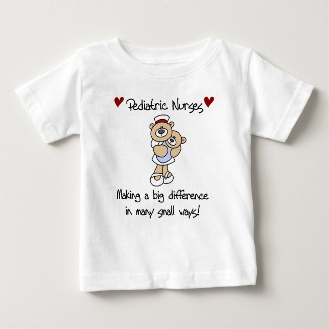 Bear Paediatrics Nurses T-shirts and Gifts (Front)