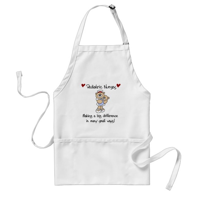 Bear Paediatrics Nurses T-shirts and Gifts Standard Apron (Front)