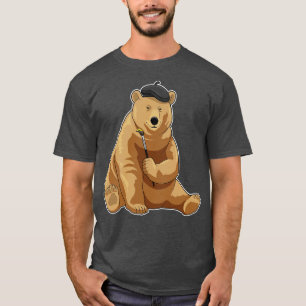 Bear Painter Paint brush T-Shirt