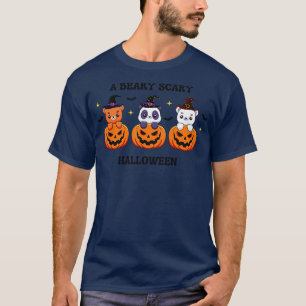 Bear Panda and Polar Bear Halloween T-Shirt