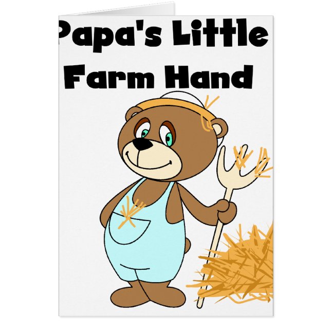 Bear Papa's Little Farm Hand (Front)