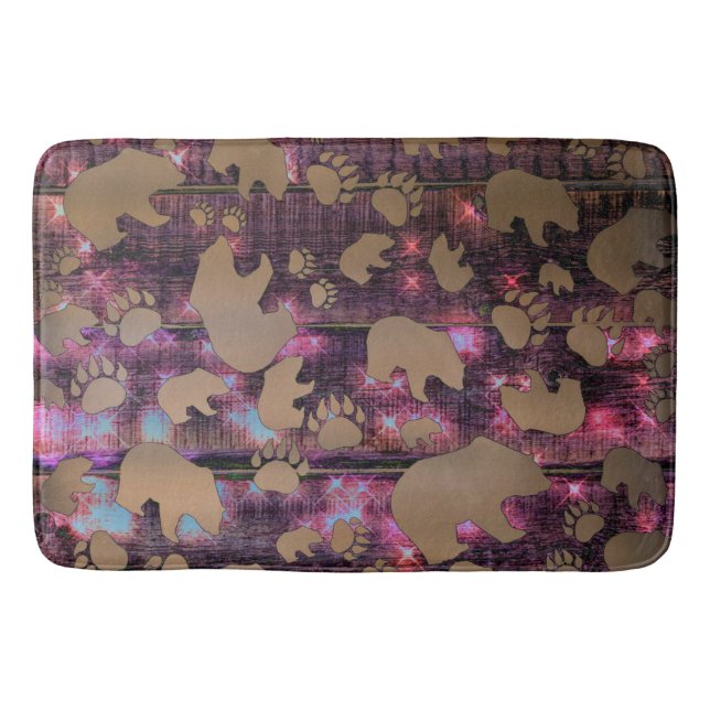 Bear Pattern Bath Mat (Front)