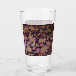 Bear Pattern Glass