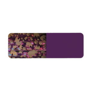 Bear Pattern Return Address Label