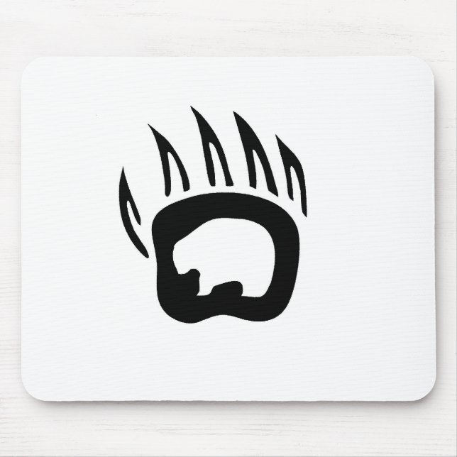 Bear Paw Mouse Pad (Front)