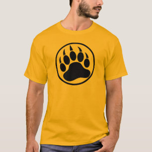 Bear Paw On The Front Woof On The Back T-Shirt