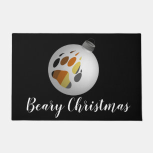 Bear Paw Ornament Doormat
