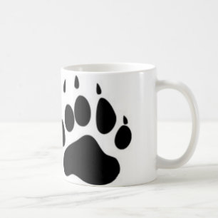 Bear Paw Print Coffee Mug