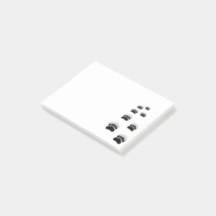 Bear Paw Print  Post-it Notes