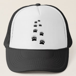 Bear Paw Print Trucker Hat