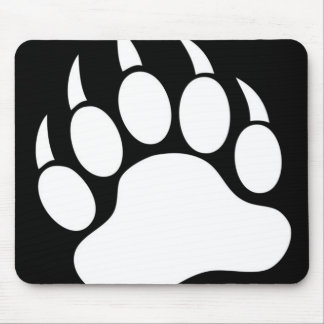 Bear Paw (reverse) Mouse Pad