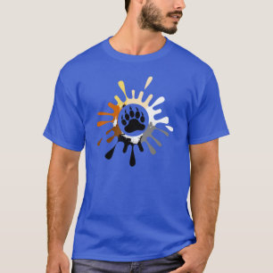 Bear Paw Splash Bear Pride Colours T-Shirt