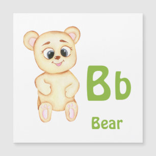 Bear personalise ABC: Letter B - Add Your Name