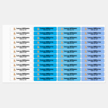 bear personalised name & phone number iron-on