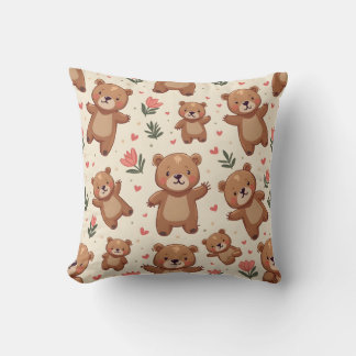 Bear pillow cushion