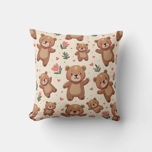 Bear pillow cushion (Front)