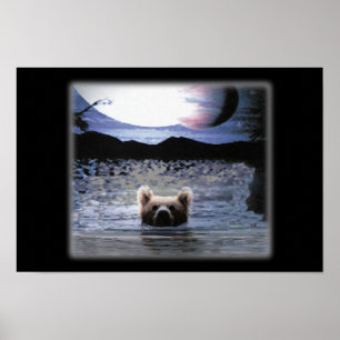 Bear Planet Poster
