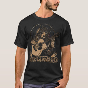 Bear playing accoustic guitar T-Shirt