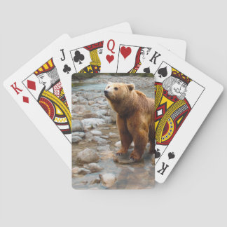 Bear Playing Cards
