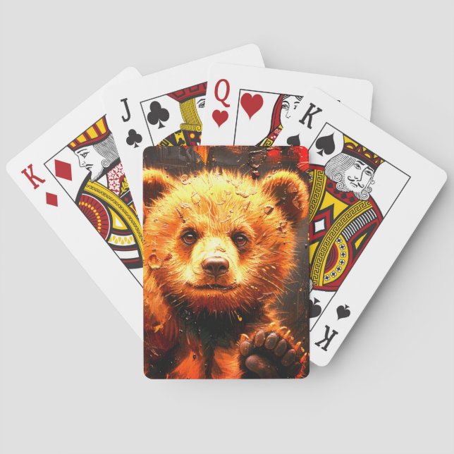 Bear Playing Cards (Back)
