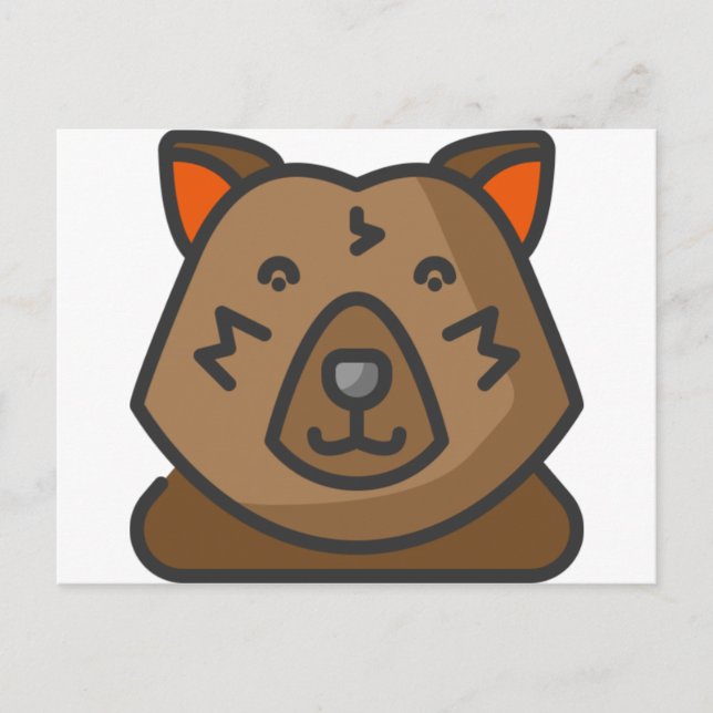 bear postcard (Front)