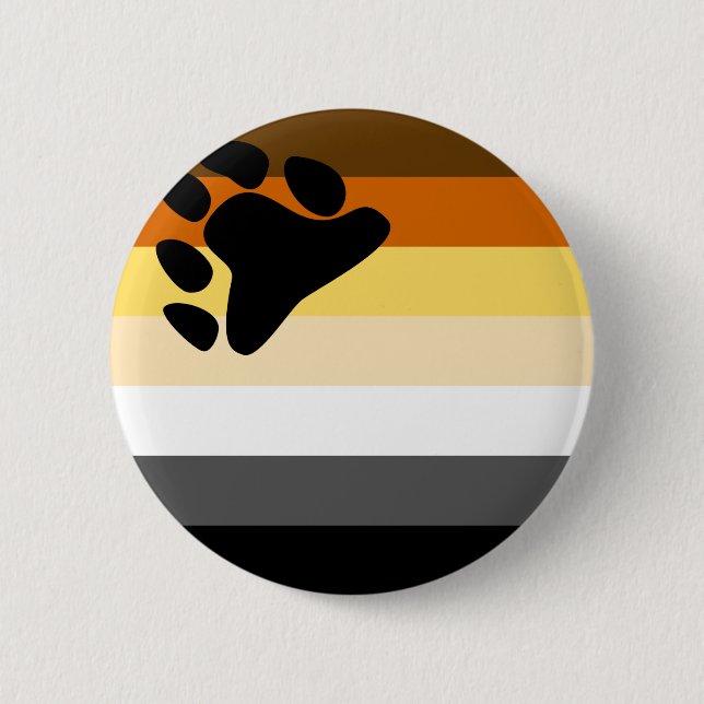 Bear Pride 6 Cm Round Badge (Front)