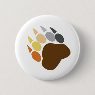 Bear Pride - Bear Claw 6 Cm Round Badge