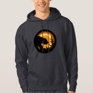 Bear Pride Bear In Sunset bear Pride flag colours Hoodie