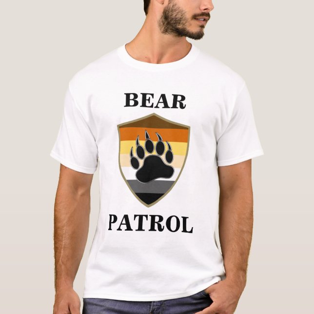 Bear Pride Bear Patrol T-Shirt (Front)