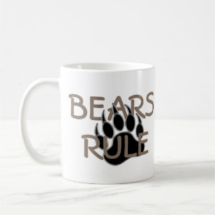 Bear Pride Bear Paw Bears Rule Coffee Mug