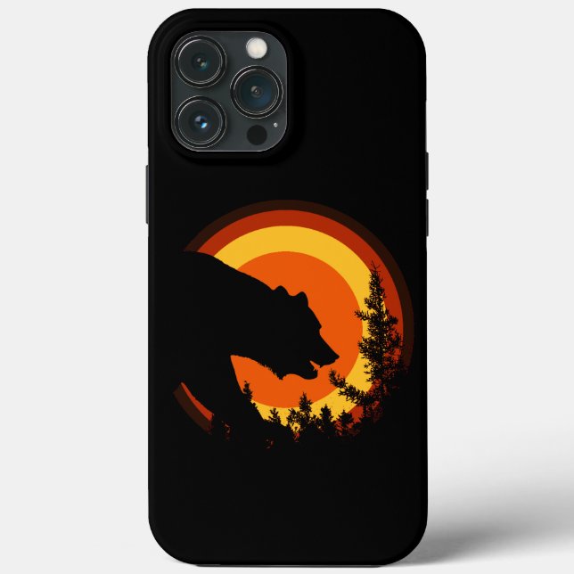 Bear pride bear pride flag sunset Case-Mate iPhone case (Back)