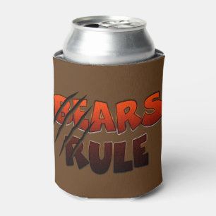 Bear Pride Bears Rule Claw Marks Can Cooler
