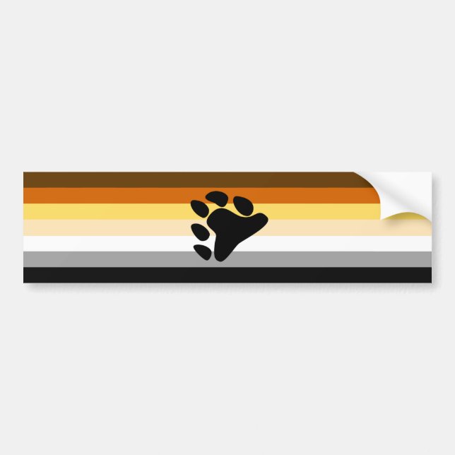 Bear Pride Bumper Sticker (Front)