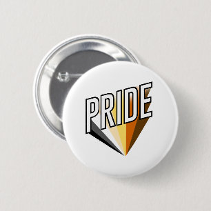 Bear Pride Burst 6 Cm Round Badge
