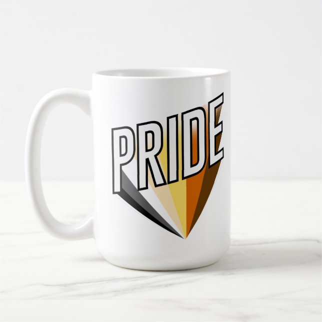 Bear Pride Burst Coffee Mug (Left)