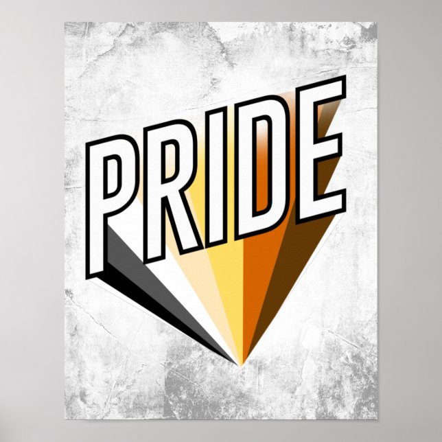 Bear Pride Burst Poster (Front)
