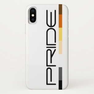 Bear Pride colours Bear Pride Flag iPhone X Case
