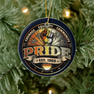 Bear Pride est. 1969 Ceramic Ornament