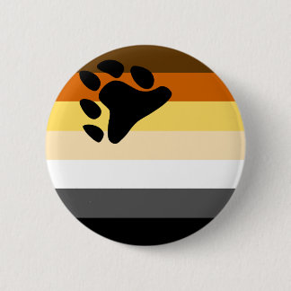 Bear Pride Flag 6 Cm Round Badge
