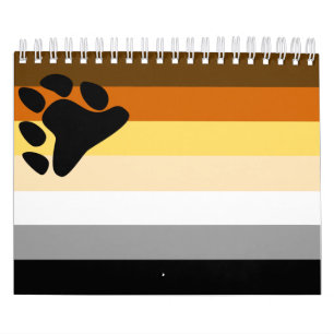 Bear Pride Flag Calendar