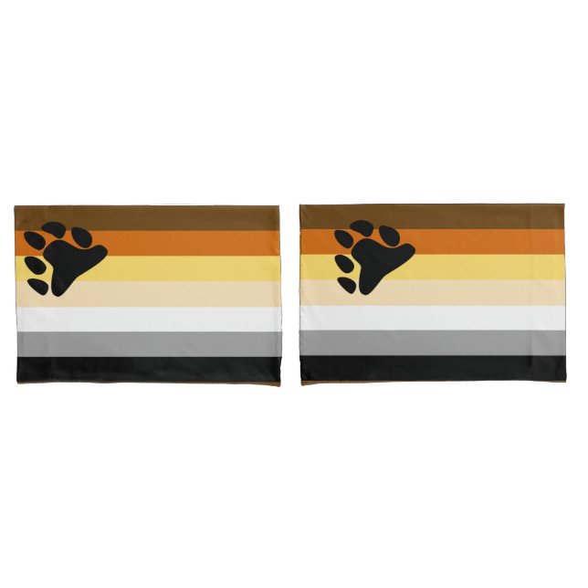 Bear Pride Flag Pillowcase (Front-Set)